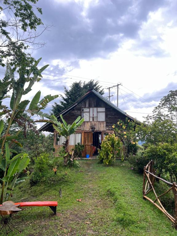 Κήπος έξω από το Rustic Cabin in Salento