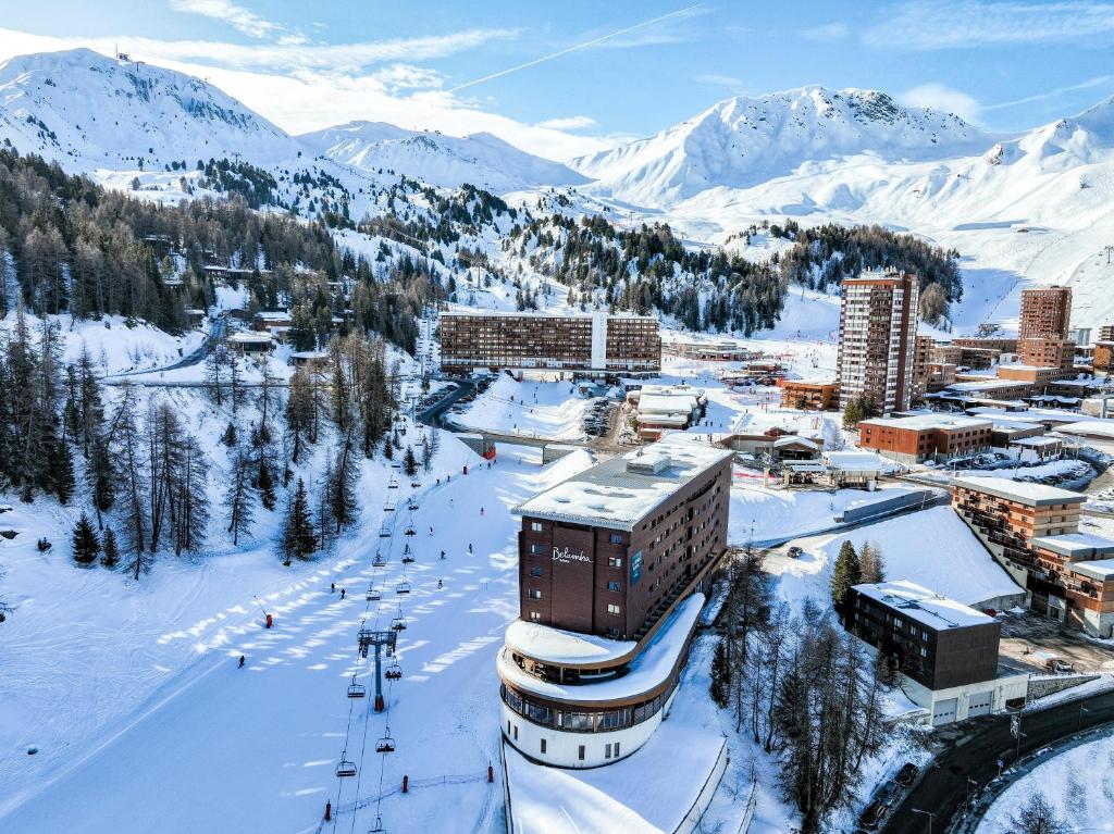 Hôtel La Plagne Le Terra Nova зимой