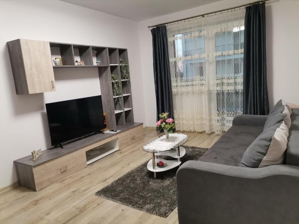 Khu vực ghế ngồi tại Apartament Rubin