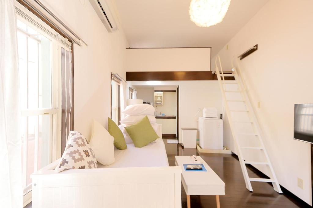 Гостиная зона в Shibuya Honmachi Loft Hideaway