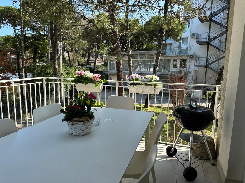 En balkon eller terrasse på Villa Greif