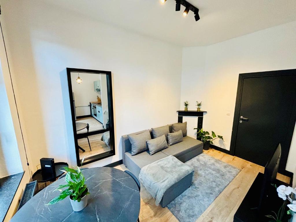 Appartement Cosy Liège Station 휴식 공간