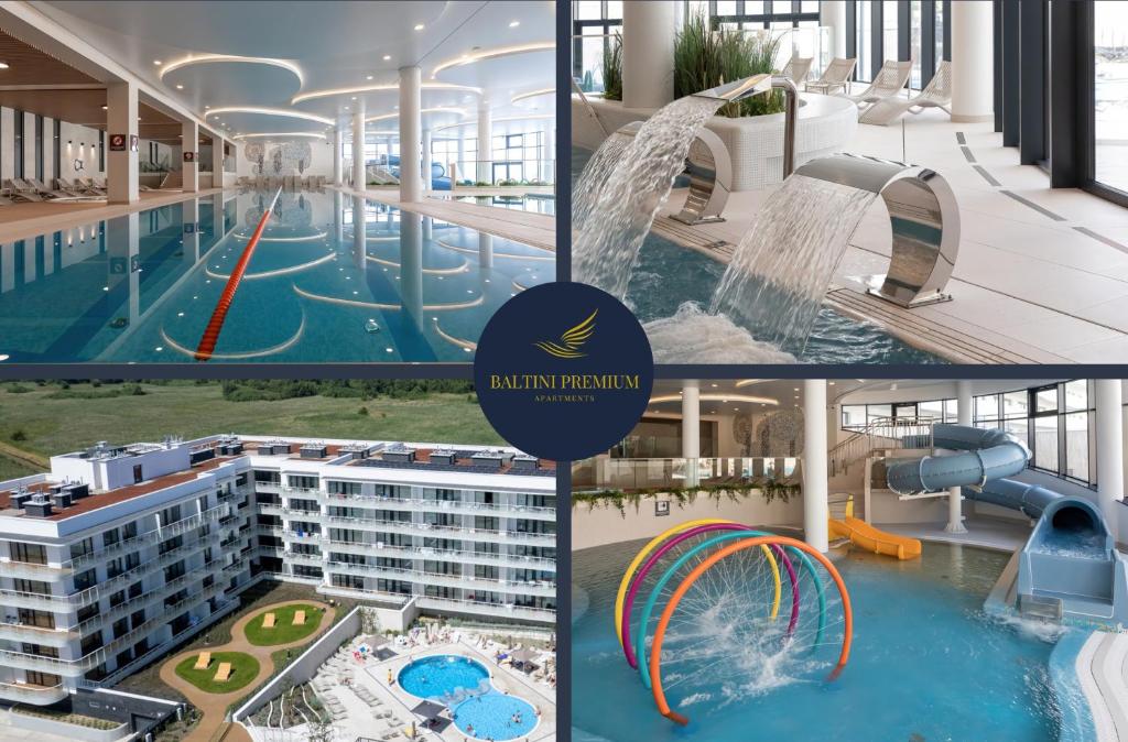 Kolam renang di atau di dekat Baltini Premium Apartament Polanki Aqua