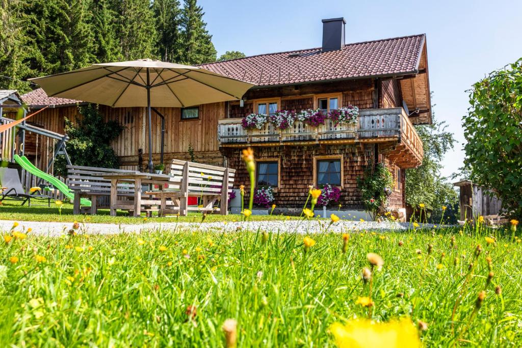 Vonkajšia záhrada v ubytovaní Bergchalet am Hochkönig