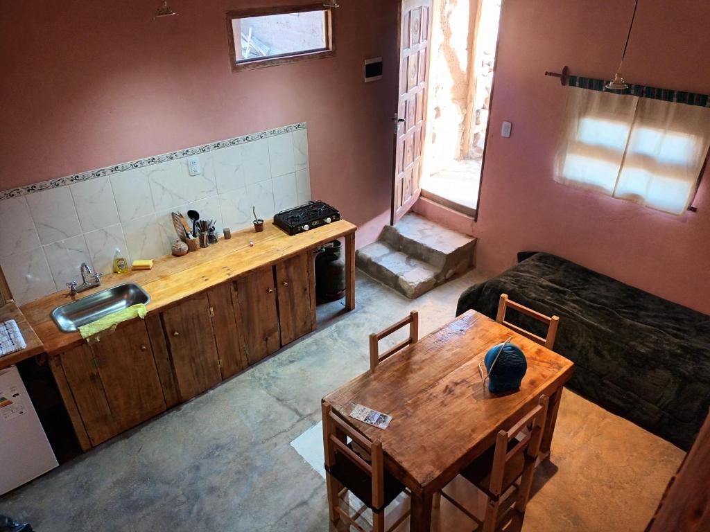 A kitchen or kitchenette at Reposo del Huasamayo