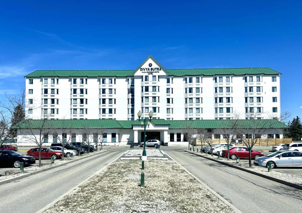 El edificio en el que está el hotel