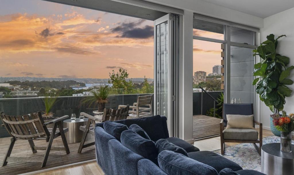 Un balcón o terraza en Sydney Penthouse