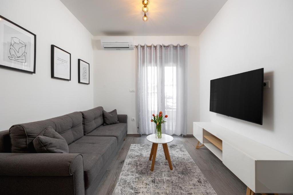 TV i/ili zabavni centar u objektu Apartman Bura