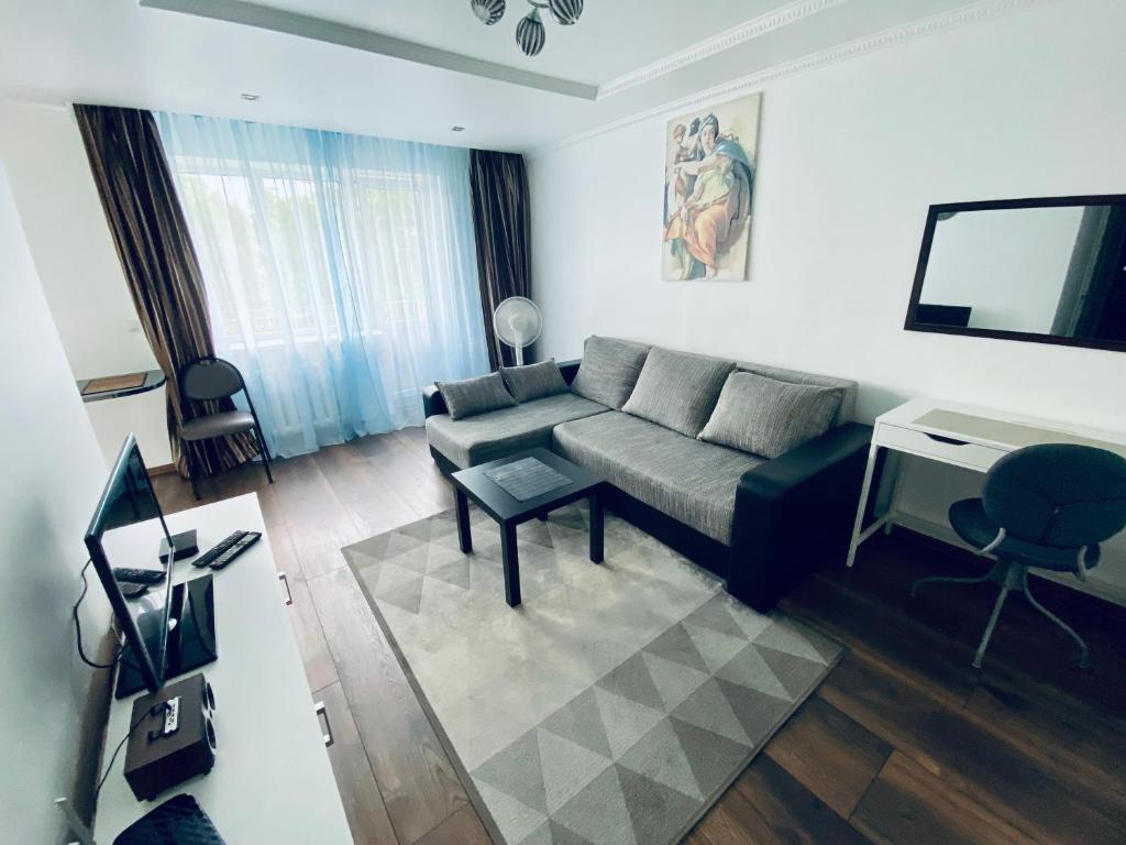 Televizors / izklaižu centrs naktsmītnē Fine Apartment 2