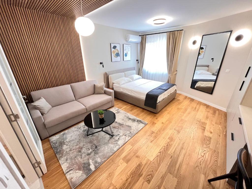 Postelja oz. postelje v sobi nastanitve APART 28- Luxury suites