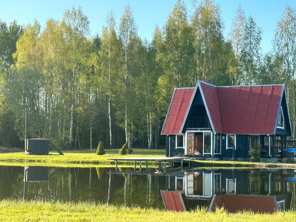 Naturlandskap nära semesterhuset