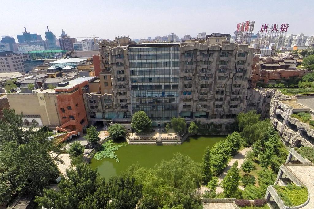 Linna Peking üldine vaade või majutusasutusest LeafIN Hotel Beijing Minzuyuan pildistatud vaade