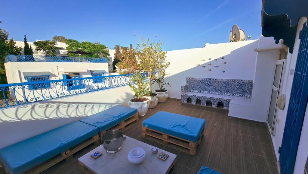 Balkon ili terasa u objektu Horizon Bleu - Sidi Bou Saïd