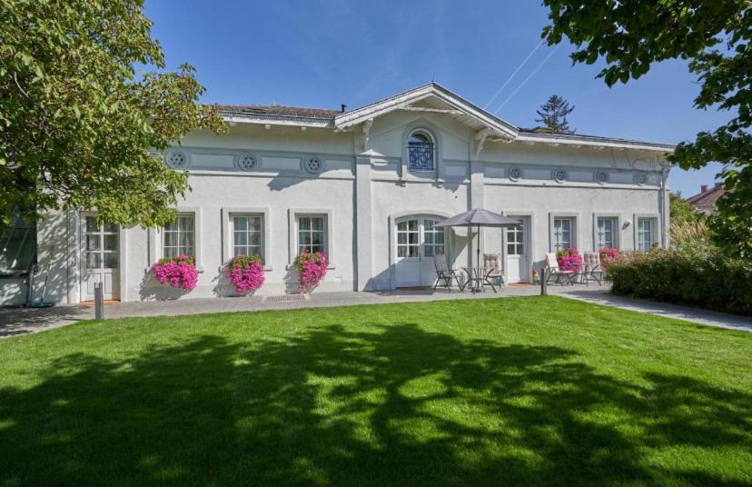 Vonkajšia záhrada v ubytovaní Apartment mit Gartenblick und Terrasse