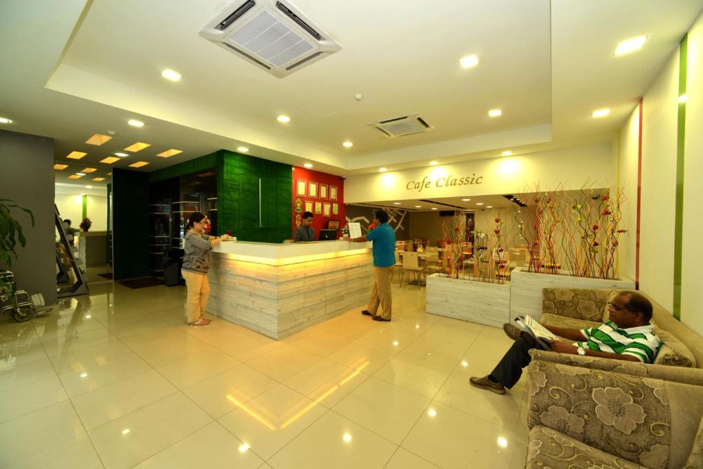 A seating area at Classic Boutique Hotel Kuantan