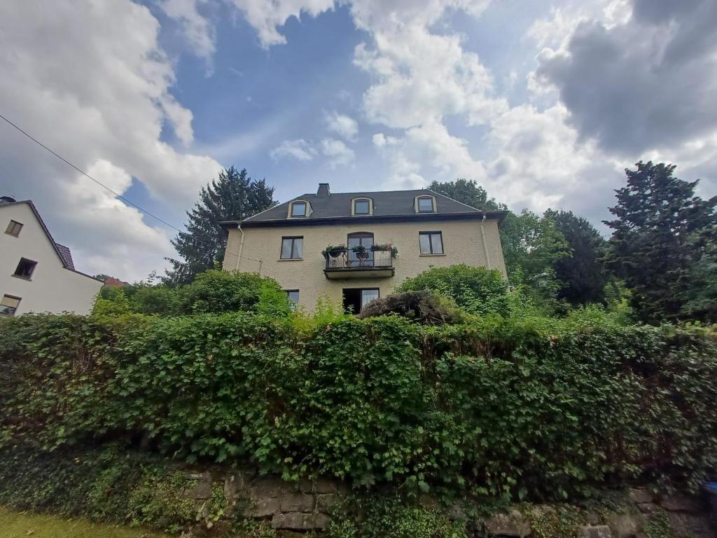 Un jardín fuera de Ferienwohnungen am Grasberg