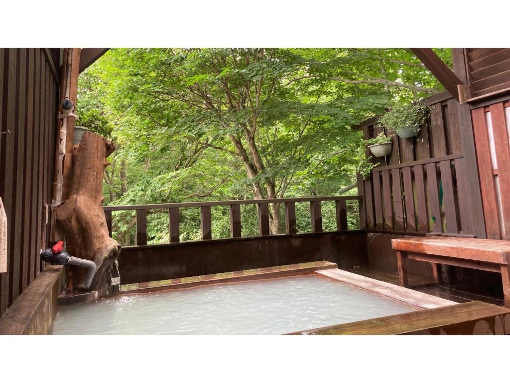 Balkon ili terasa u objektu Shinyu Onsen Kurikomaso - Vacation STAY 45507v