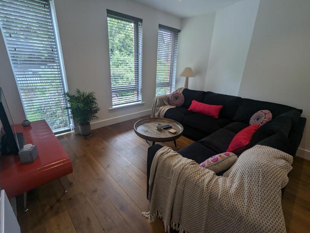 Setusvæði á Luxury Harrogate City Centre Apartment with free parking