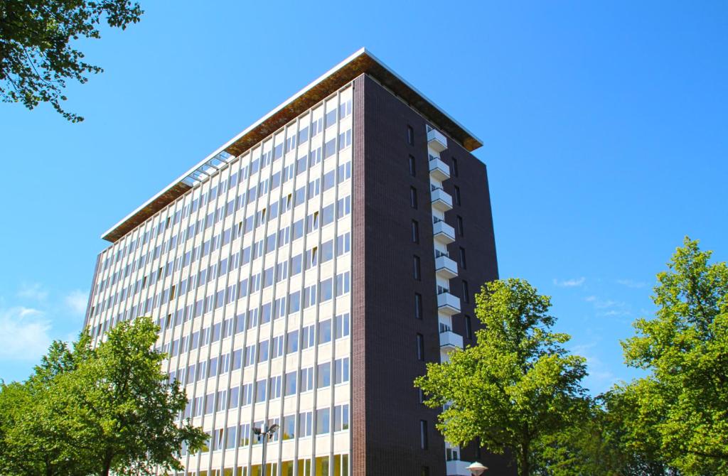 El edificio en el que está el hostel