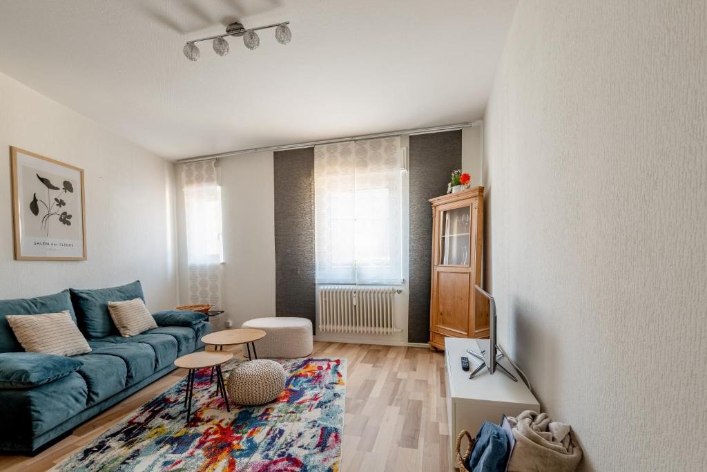 Prostor za sedenje u objektu Ferienwohnung Bonnie und Kleid