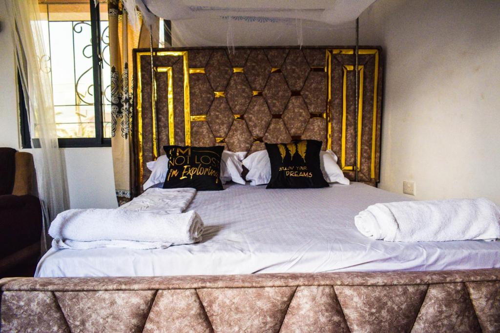 Voodi või voodid majutusasutuse Bella Accomodations, Mombasa toas