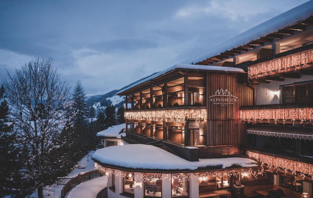 Hotel Alpenblick during the winter