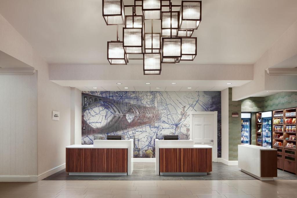 Vestibils vai reģistratūra naktsmītnē Residence Inn Arlington Rosslyn