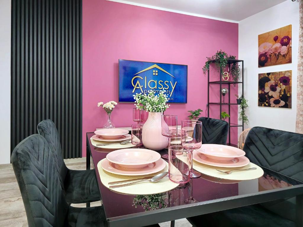 CLASSY APARTMENTS - Novum AQUAPARK tesisinde bir oturma alanı