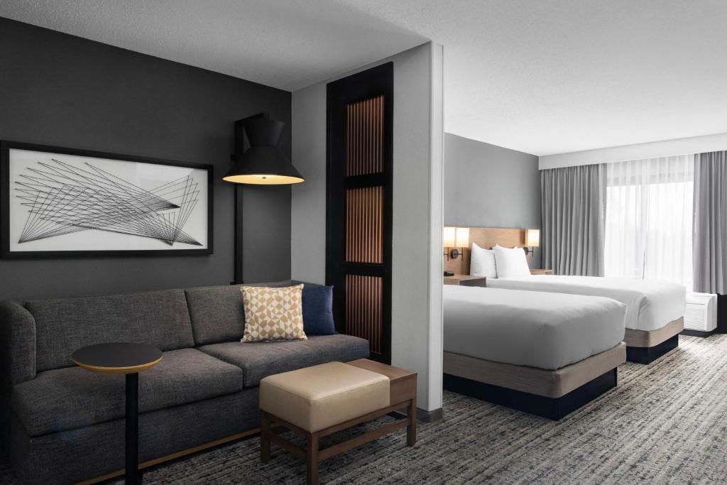 Gulta vai gultas numurā naktsmītnē Hyatt Place Nashville/Hendersonville