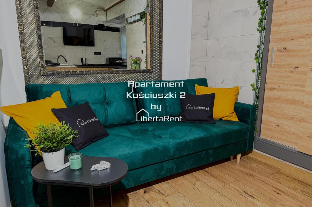 Χώρος καθιστικού στο Apartament Kościuszki 2 by LibertaRent