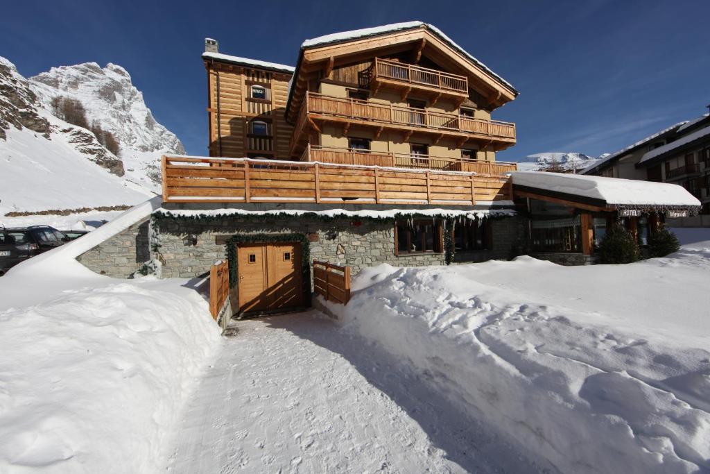 Hotel Miravidi a Cervinia pozimi