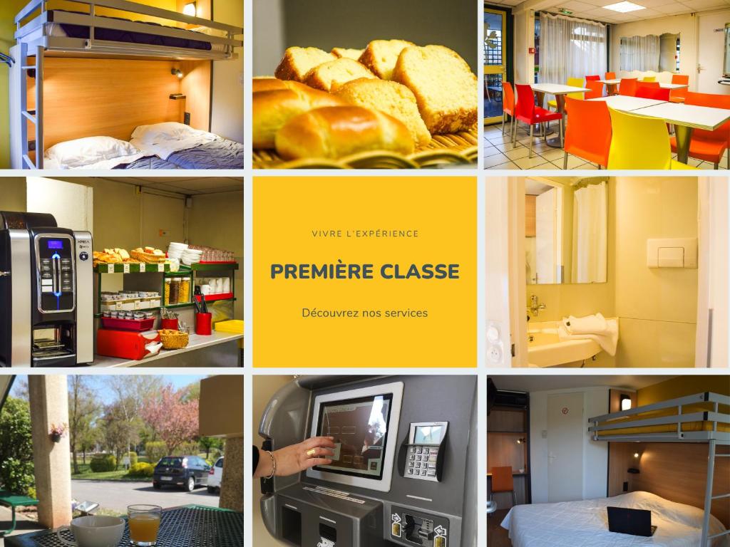 A kitchen or kitchenette at Premiere Classe Rodez