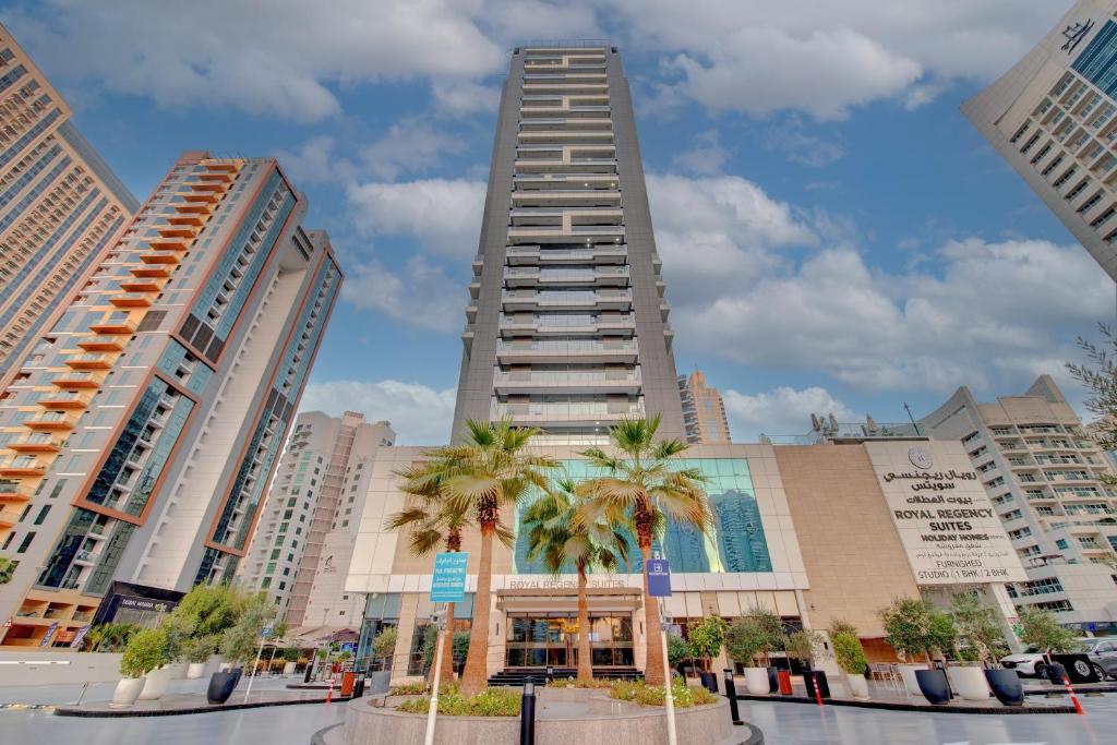 O edifício em que o apart-hotel se localiza