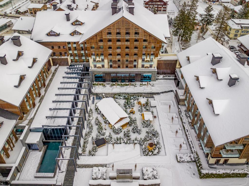 The Chedi Andermatt durante el invierno