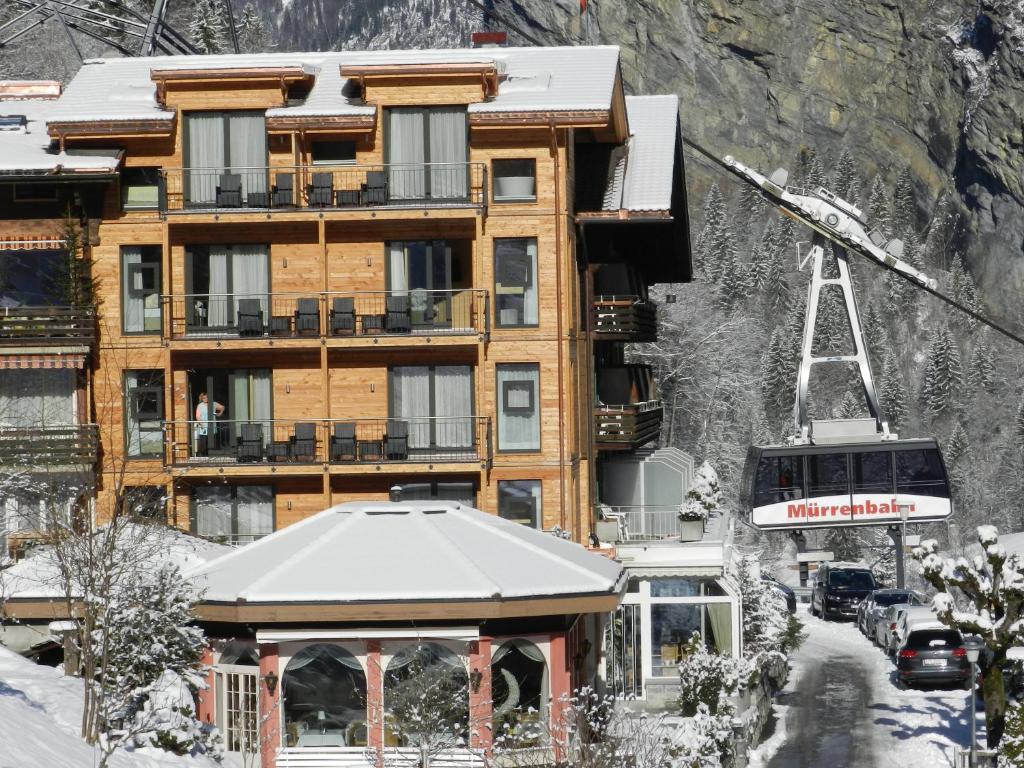 Hotel Silberhorn ในช่วงฤดูหนาว