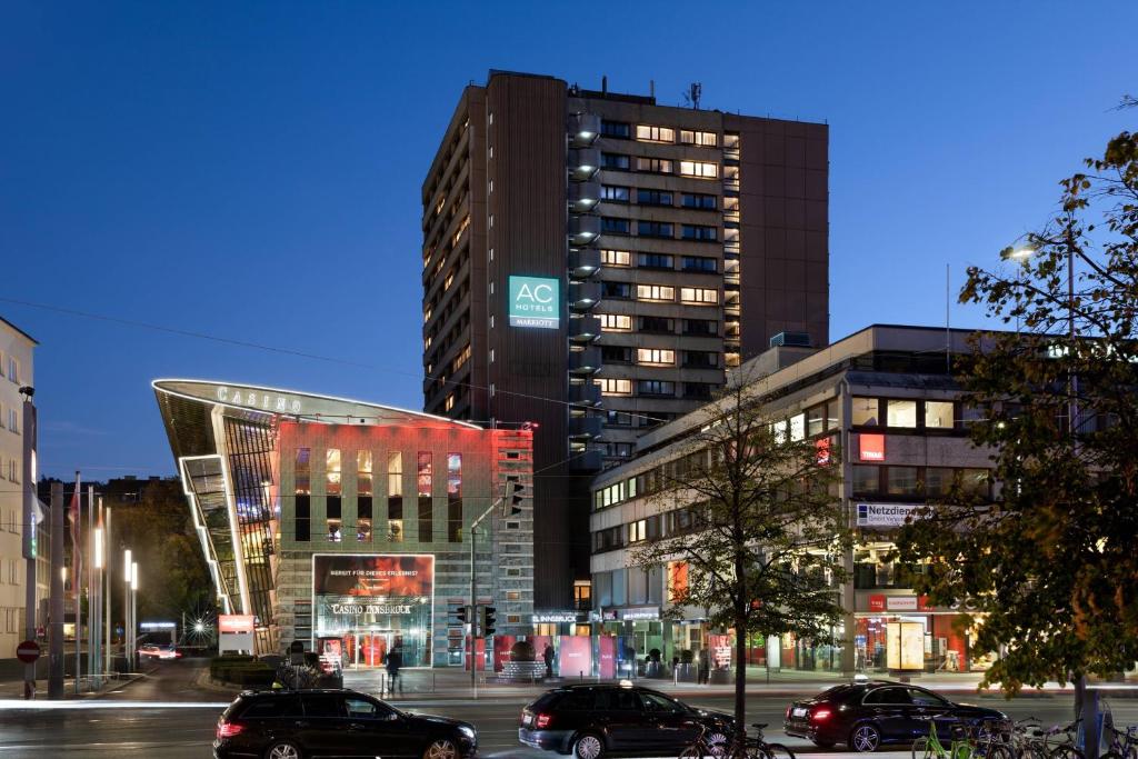 El edificio en el que está el hotel