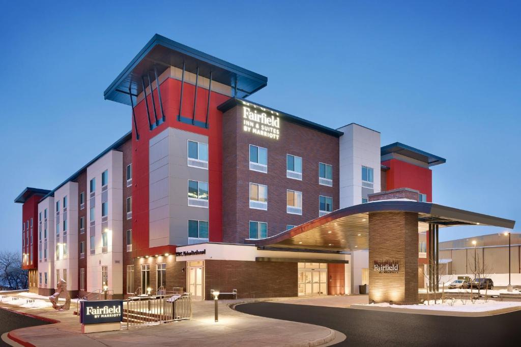 a rendering of a hotel with a building at Fairfield Inn & Suites by Marriott Denver West/Federal Center in Lakewood