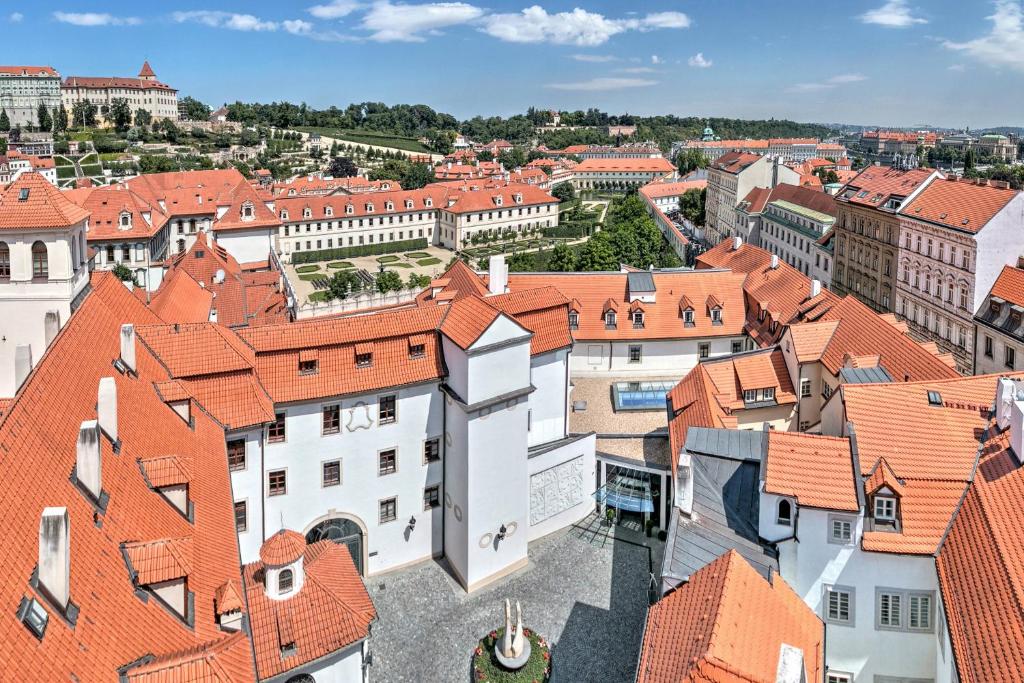 General view ng Prague o city view na kinunan mula sa hotel