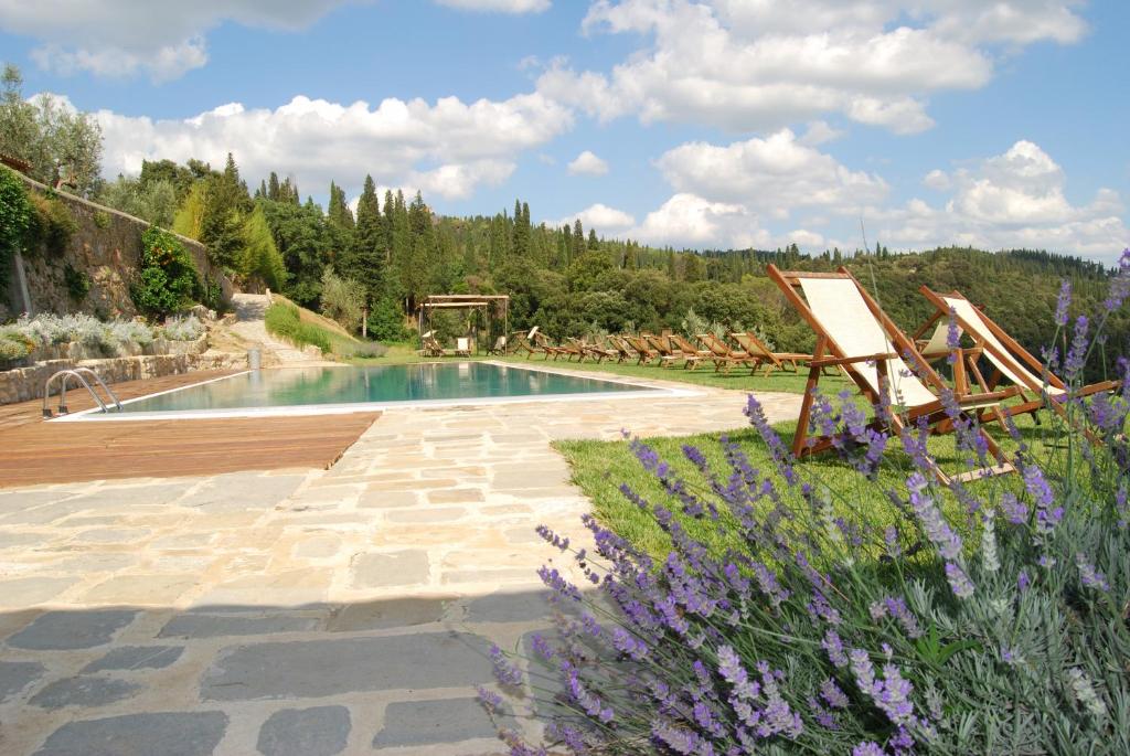 Πισίνα στο ή κοντά στο Agriturismo Fattoria Di Maiano