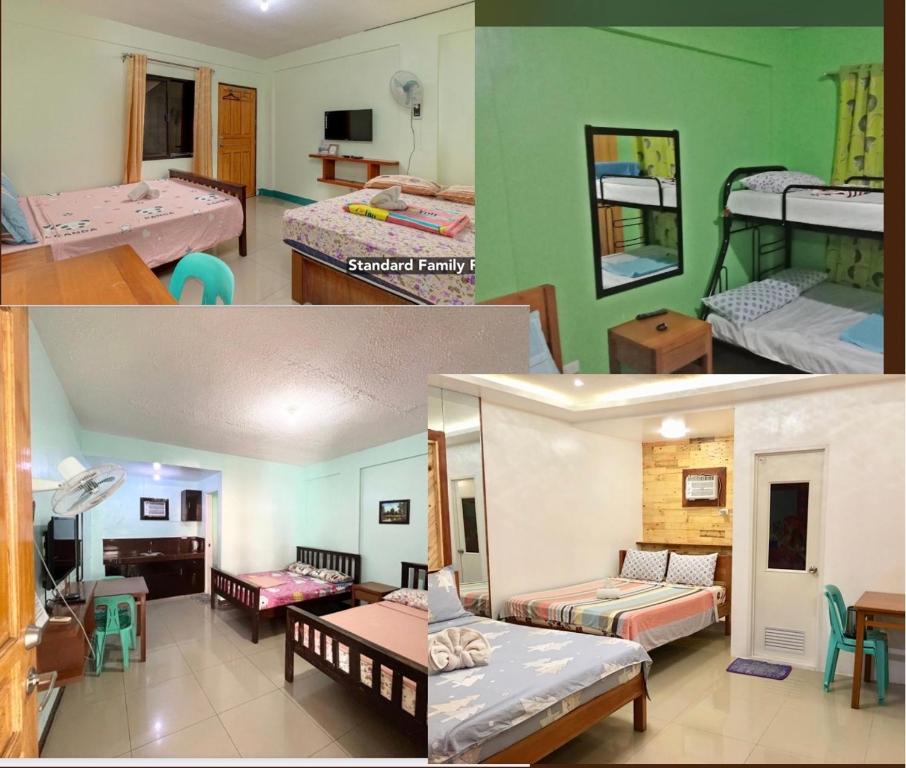 Katil atau katil-katil dalam bilik di JEMZ Tagaytay Budget Rooms