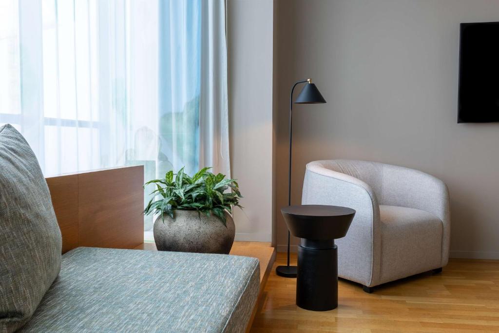 Khu vực ghế ngồi tại Hotel G Gothenburg