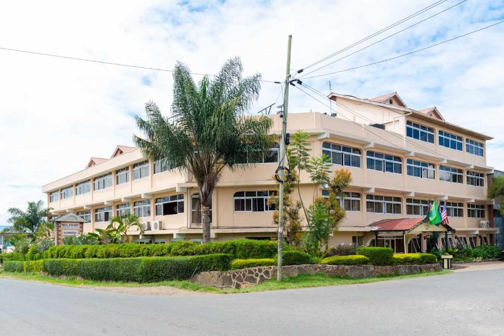 El edificio en el que está el hotel