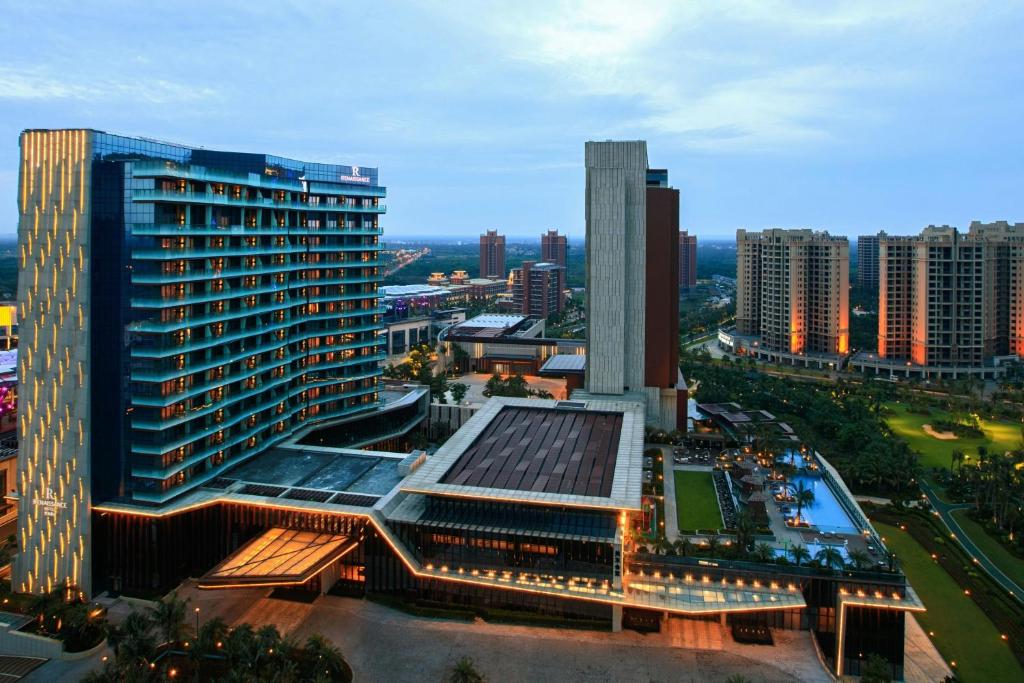 Vedere generală la Haikou sau o vedere a orașului de la acest hotel