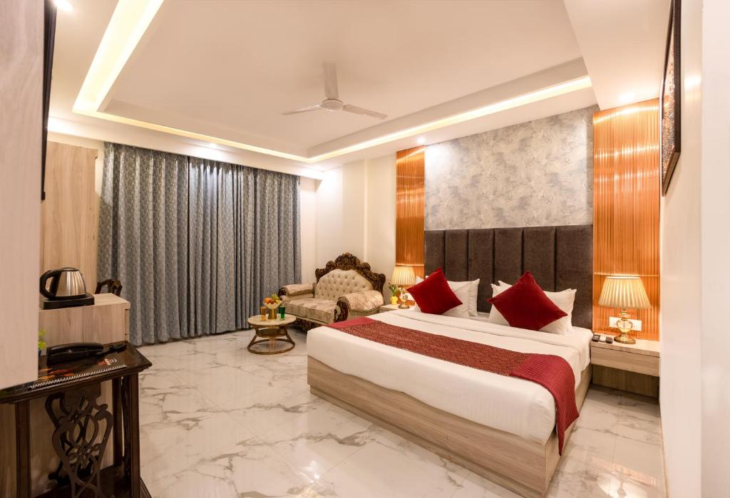 Lova arba lovos apgyvendinimo įstaigoje Hotel West End Delhi Airport