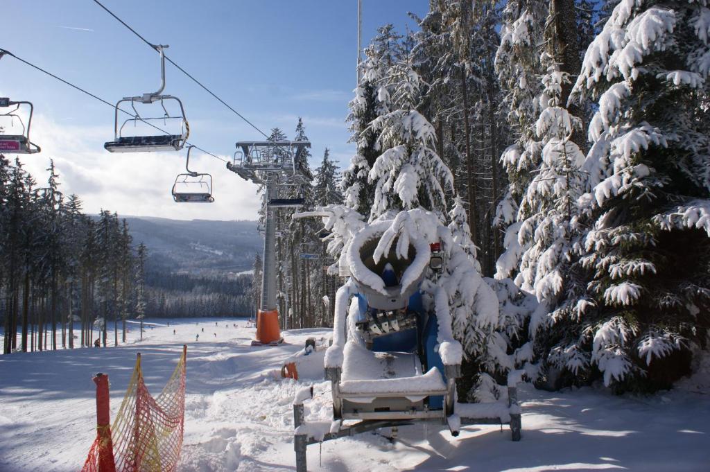 Obiekt U Macháčků - Lipno zimą