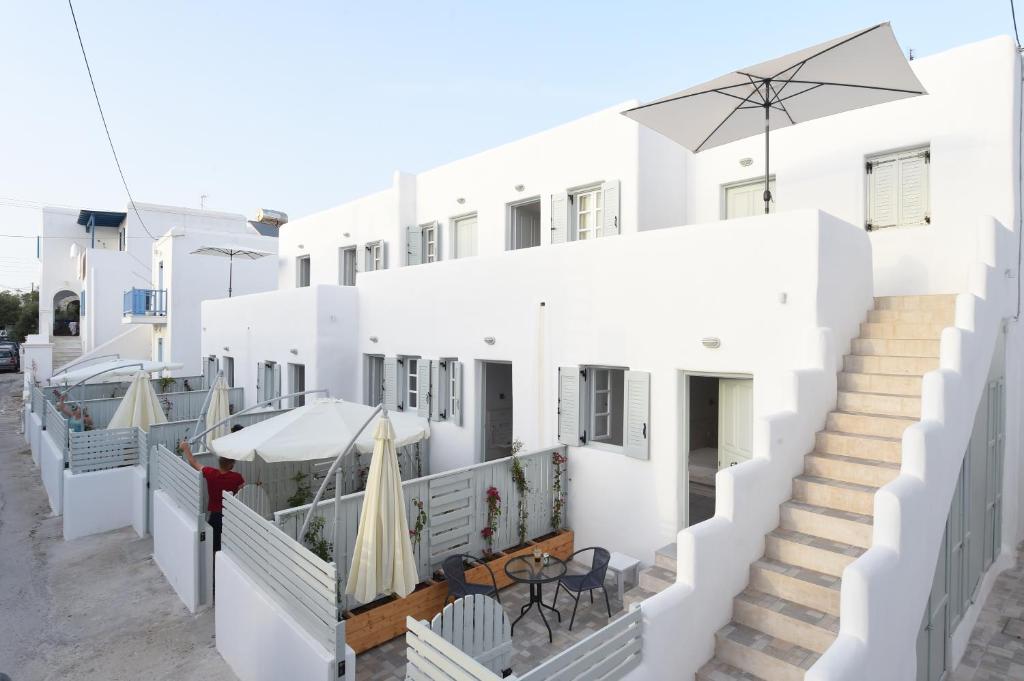 A balcony or terrace at Porto Naoussa