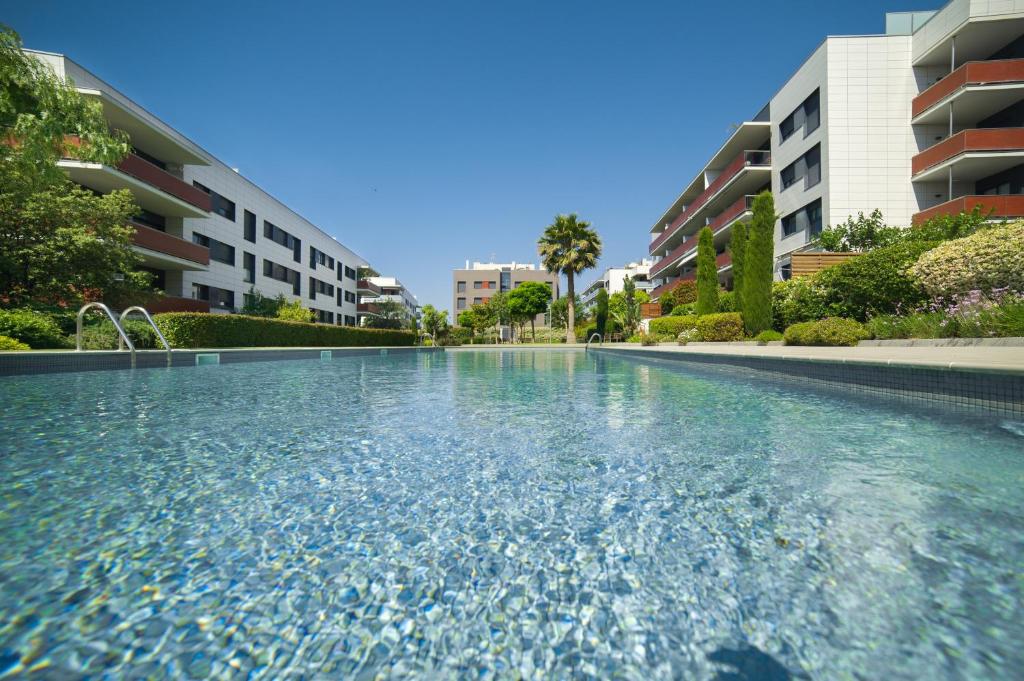 Swimmingpoolen hos eller tæt på Luxury Apartment in Sitges City