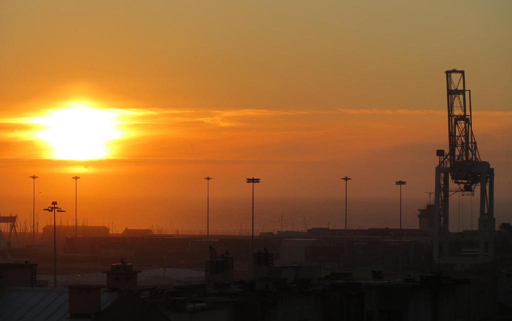 Lever ou coucher de soleil vu de l'appartement ou à proximité