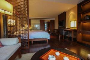 Krevet ili kreveti u jedinici u okviru objekta SSAW Boutique Hotel Hangzhou Wildwind