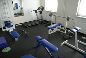 Het fitnesscentrum en/of fitnessfaciliteiten van Hotel Metropol